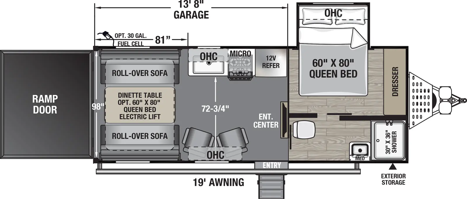Work And Play 21LT Floorplan